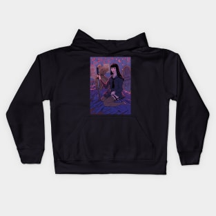 Ninja Schoolgirl Kids Hoodie